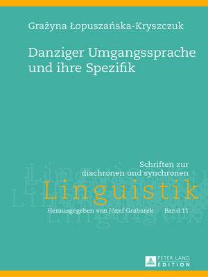 cover image of Danziger Umgangssprache und ihre Spezifik
